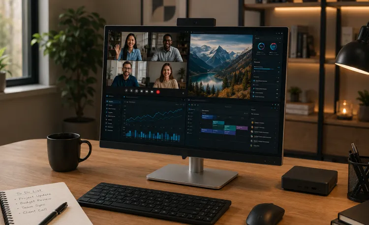 Why the EliteStudio 8 All-in-One G1i 23.8 inch Desktop AI PC Supports Connected Workspaces
